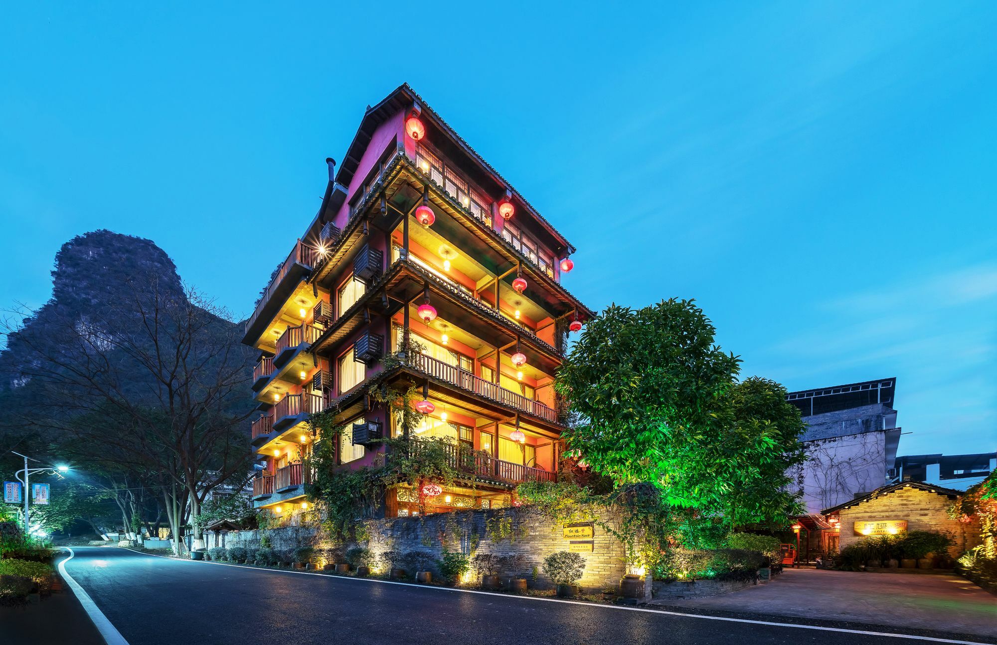 Yangshuo Mountain Nest Boutique Hotel Zewnętrze zdjęcie